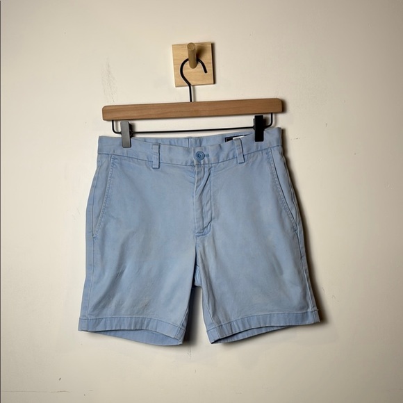 Vineyard Vines Men’s 7” Stretch Breaker Short Cloud Light Blue Size 28 - Picture 1 of 12